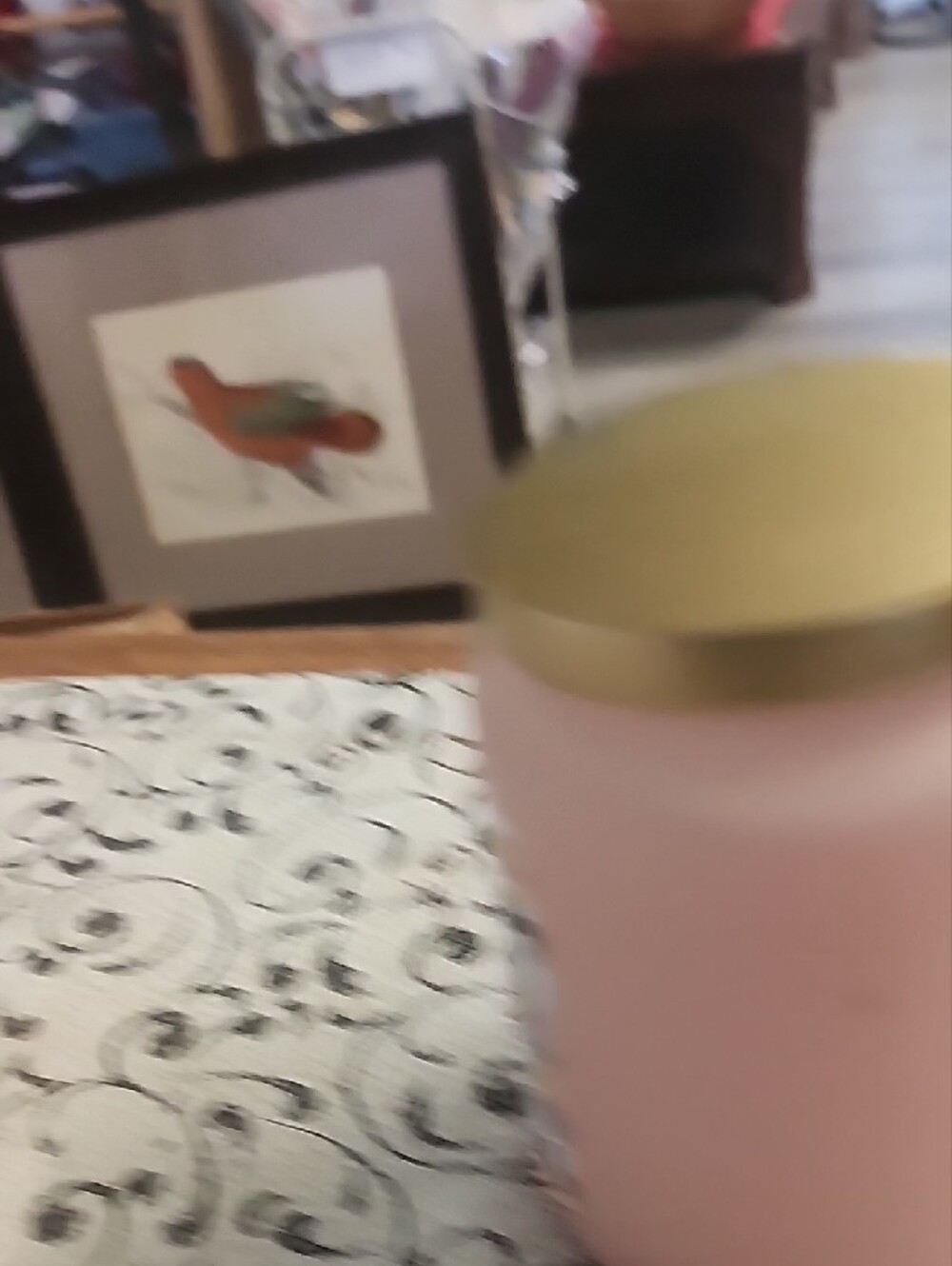 Martha Stewart Everyday Tropical Sunrise Candle in Soft Pink with Gold Lid - Picture 4 of 7